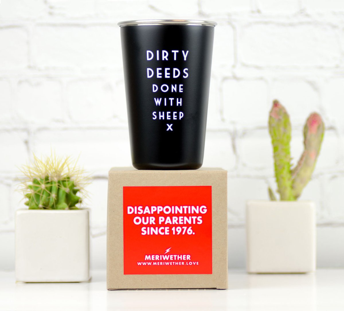 Dirty Deeds. Done with Sheep - Misundertood Lyrics Pint Glass - M E R I W E T H E R