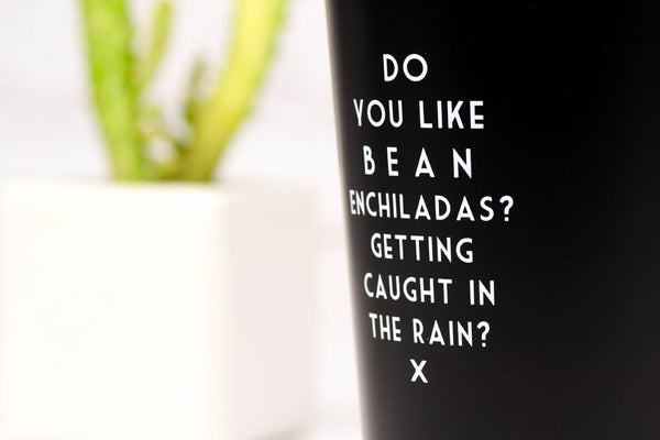 Do you like bean enchiladas?... Wrong Lyrics Pint Glass - M E R I W E T H E R