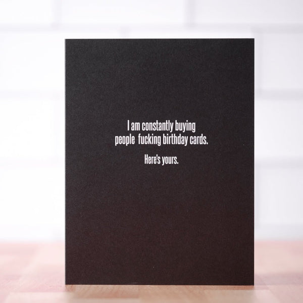 I'm constantly buying cards... Birthday Card. - M E R I W E T H E R
