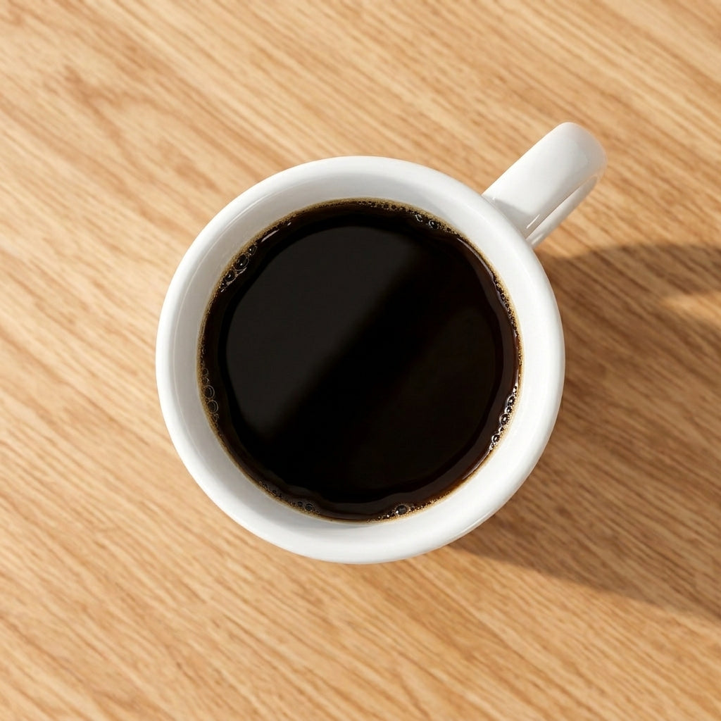 Coffee mug printed with “DOG: You are my entire life. OWNER: Drop the ball. DOG: Go fuck yourself.”, additional view