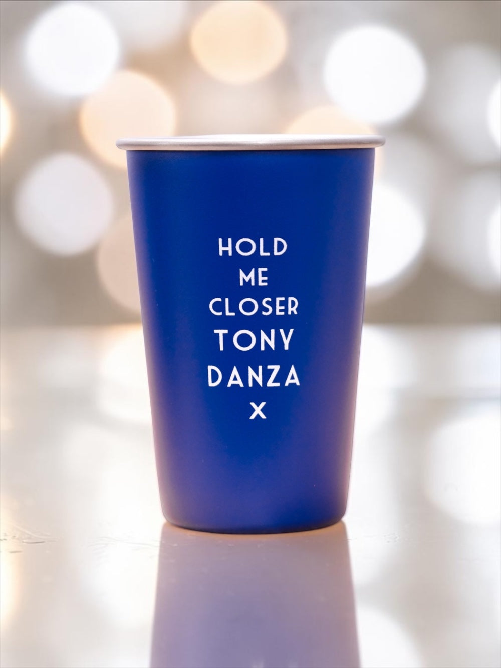 Hold me closer Tony Danza... Misheard Lyrics Pint Glass Blue