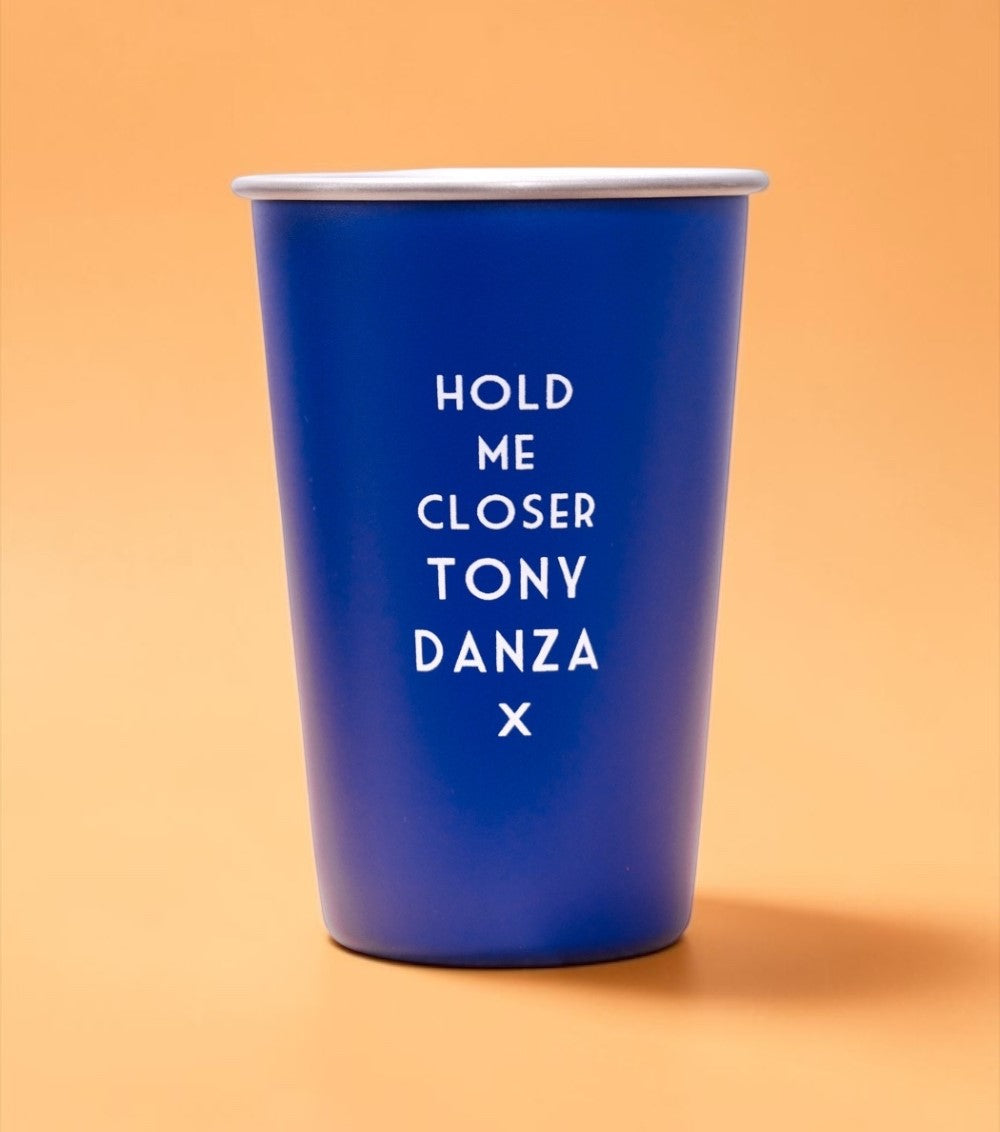 Hold me closer Tony Danza... Misheard Lyrics Pint Glass Blue