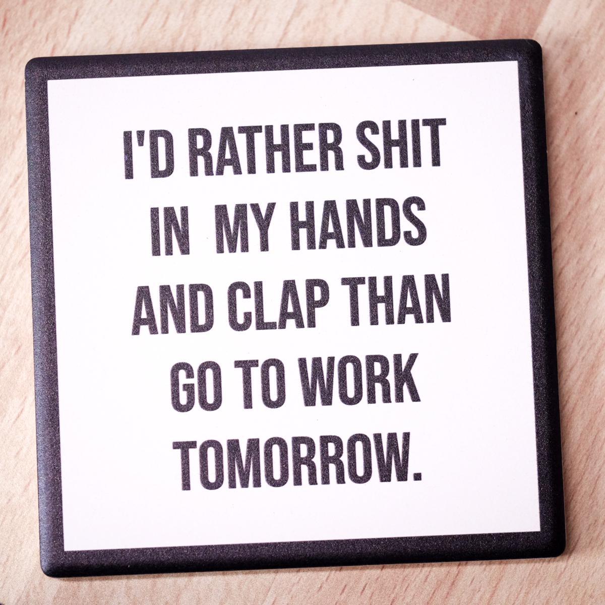 Clap... Drink Coaster