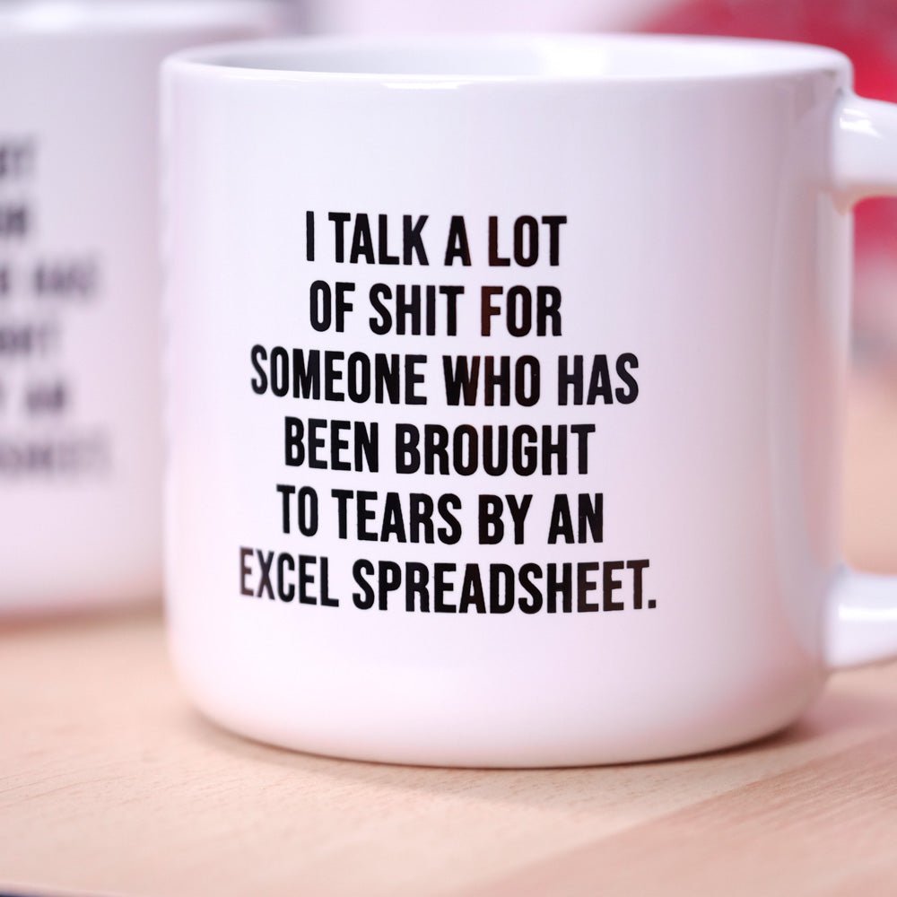 Brought to tears by Excel... Coffee mug - M E R I W E T H E R