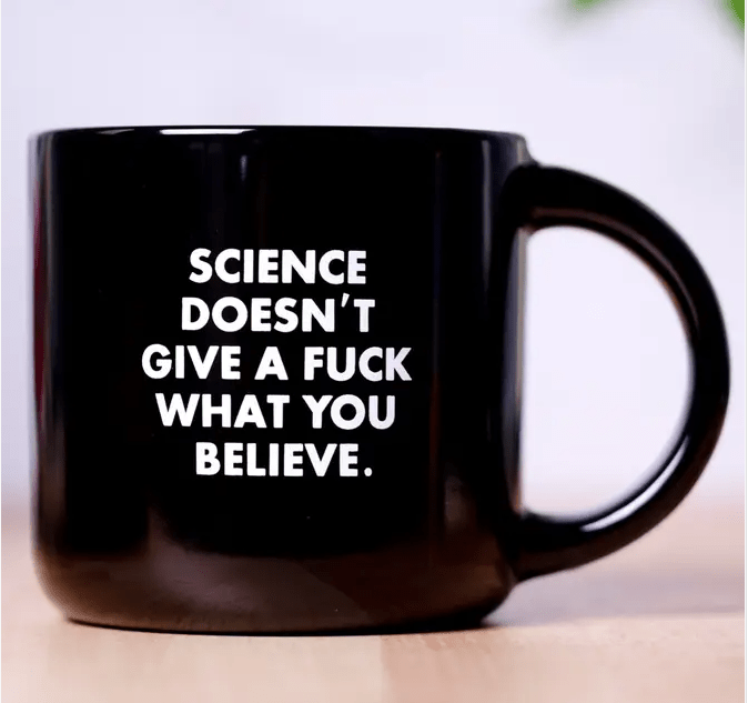 Science doesn't give a fuck... Ceramic Mug - M E R I W E T H E R
