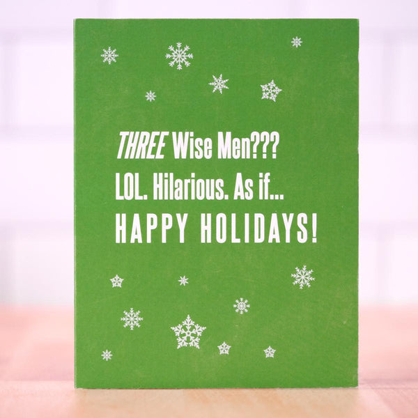 Three wise men... Christmas Card - M E R I W E T H E R