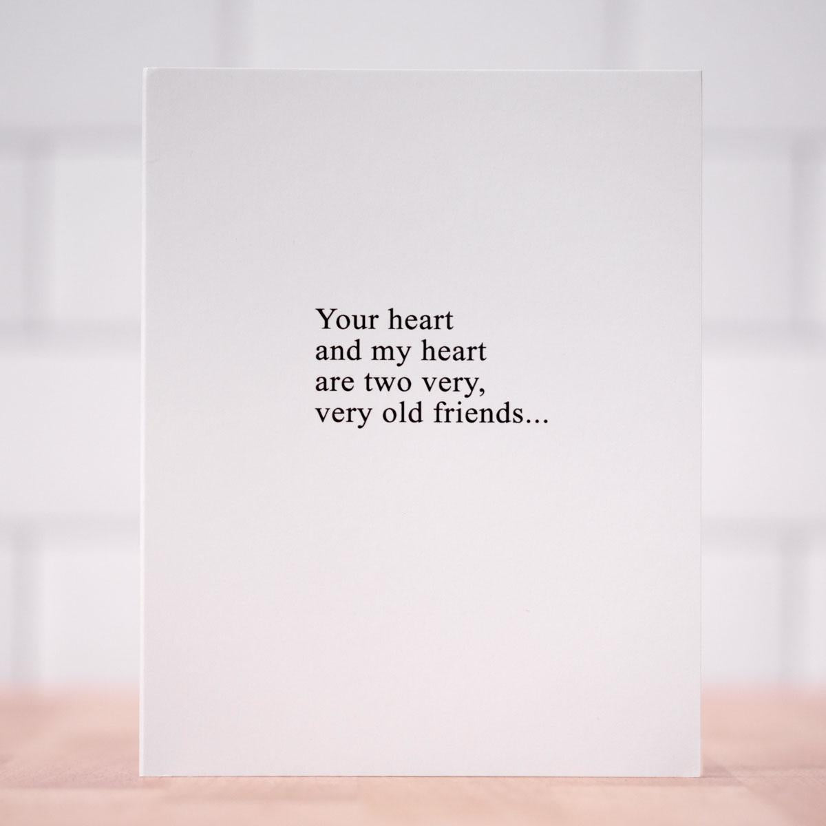 Your heart and mine... Love Card - M E R I W E T H E R