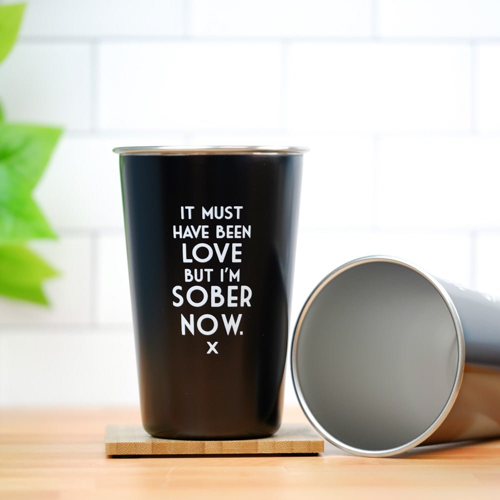 But I'm sober now... Misheard Lyrics Pint Glass - M E R I W E T H E R