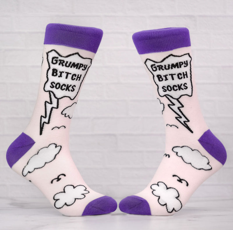 Grumpy Bitch Socks...Women's Crew Socks - M E R I W E T H E R