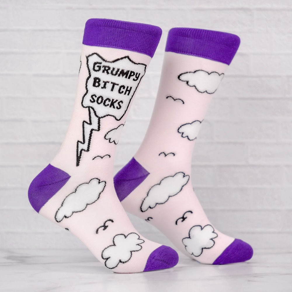 Grumpy Bitch Socks...Women's Crew Socks - M E R I W E T H E R