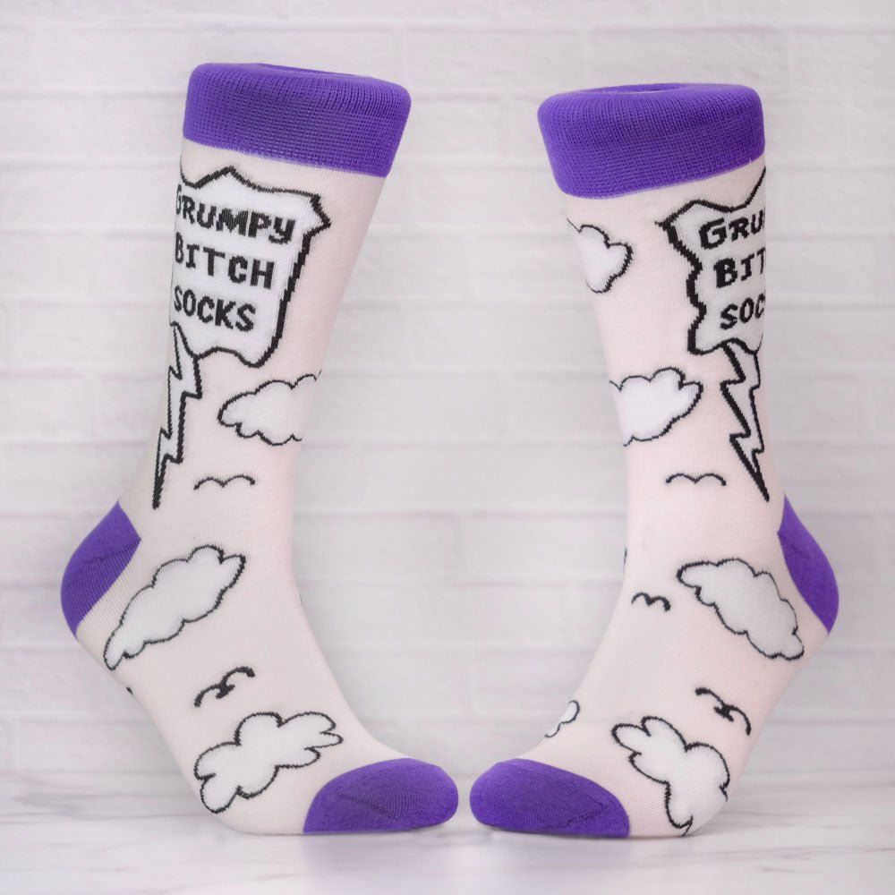 Grumpy Bitch Socks...Women's Crew Socks - M E R I W E T H E R