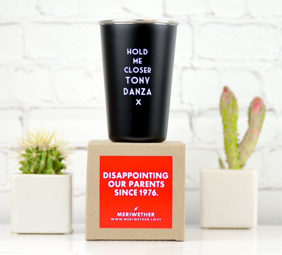 Hold Me Closer Tony Danza - Misheard Lyrics Pint Glass - M E R I W E T H E R