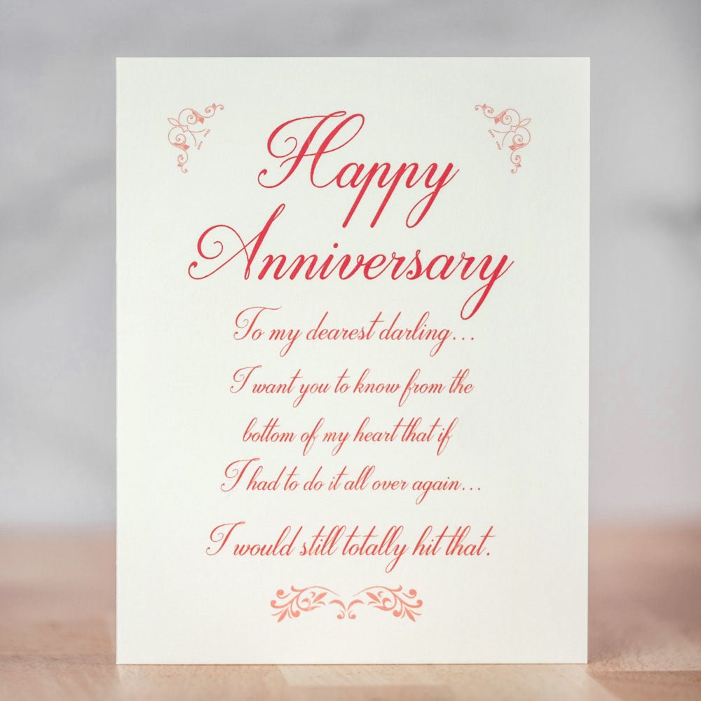 I'd still hit that... Anniversary card - M E R I W E T H E R