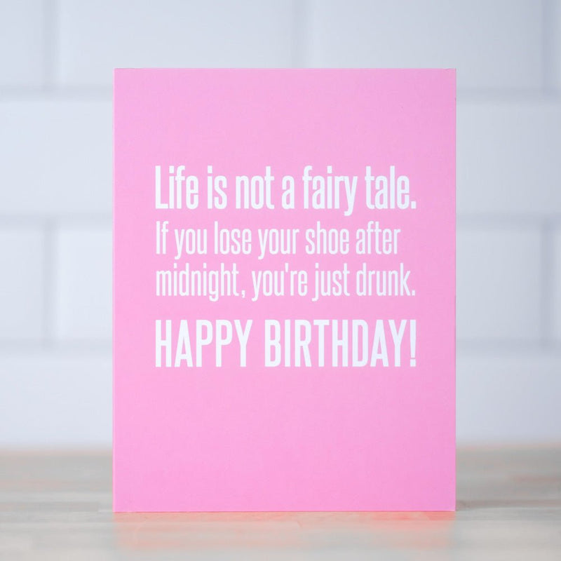 Life is not a fairy tale... Birthday card - M E R I W E T H E R