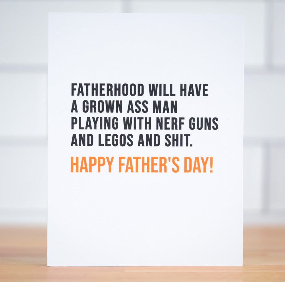 Nerf Guns & Shit.... Father's Day Card - M E R I W E T H E R