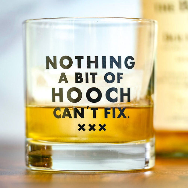 Nothing a bit of hooch can't fix... Gentleman's Whiskey Glass - M E R I W E T H E R