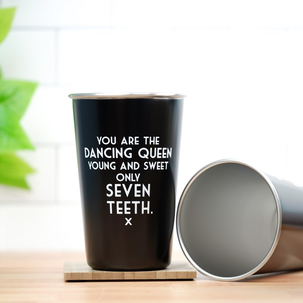 Only seven teeth - Mistaken Lyrics Pint Glass - M E R I W E T H E R