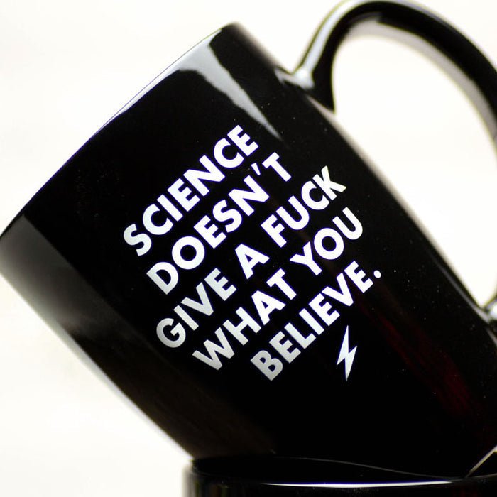 Science doesn't give a fuck... Ceramic Coffee Mug - M E R I W E T H E R