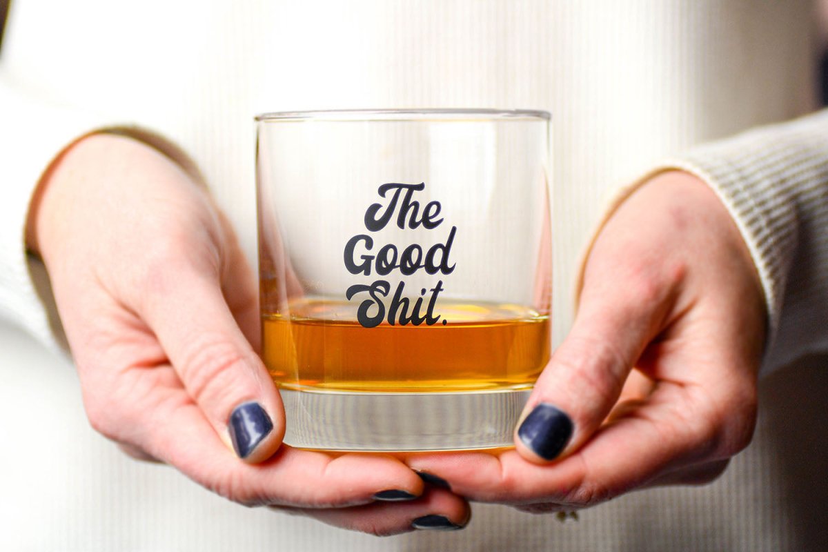 The good shit... Whiskey Glass - M E R I W E T H E R