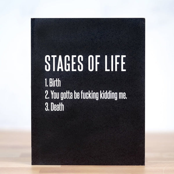 The Stages of Life.... Birthday card - M E R I W E T H E R