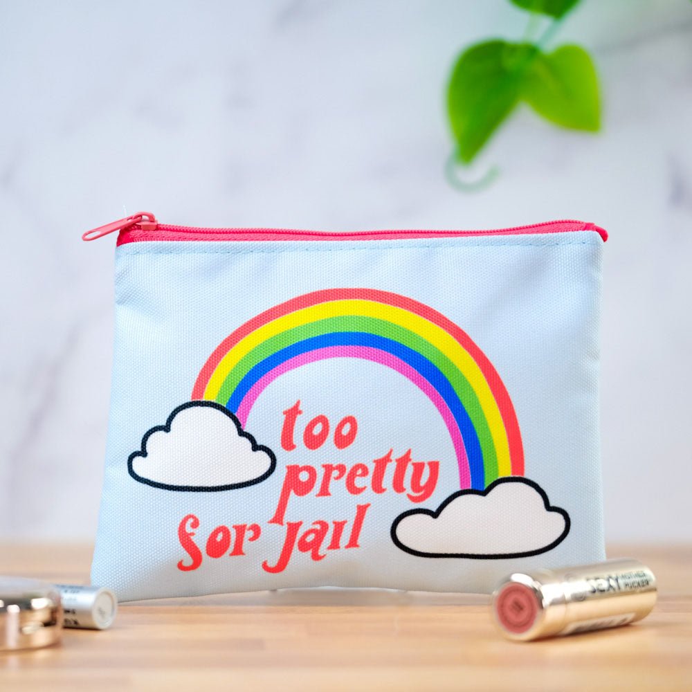 Too pretty for jail...Makeup Bag. - M E R I W E T H E R